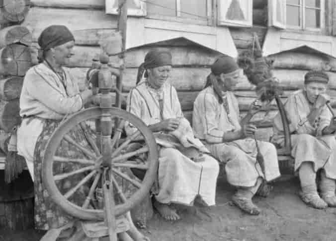 Мордва Самарской губернии (Эрзя) фотографии 1914 года
