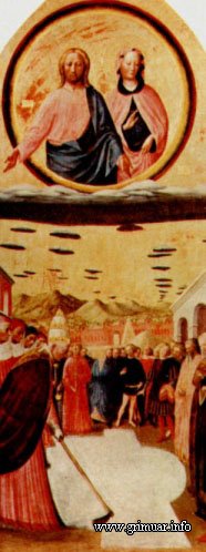 The Miracle of the Snow - Картина Masolino Da Panicale (1383-1440)