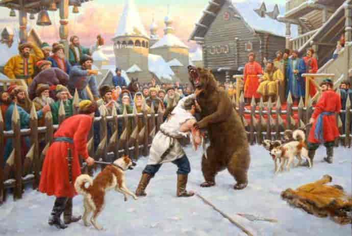 Русский медвежий бой 